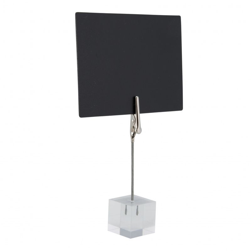 Skiltholder transparent 4 stk