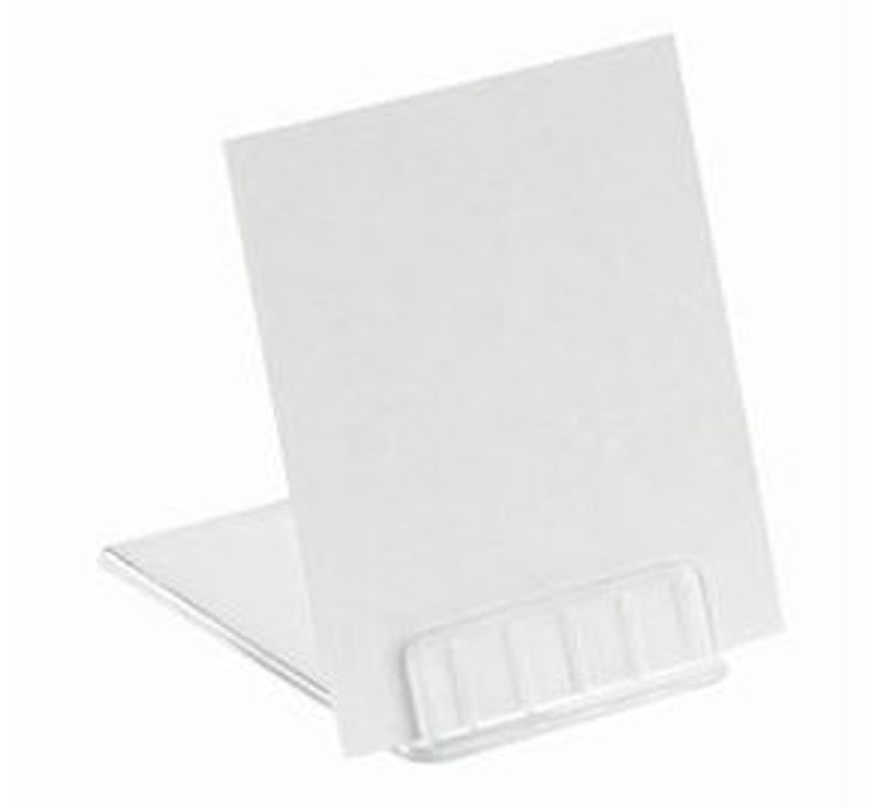 Plastskilt A7 105x74mm 20 stk. ink.hvit tusj