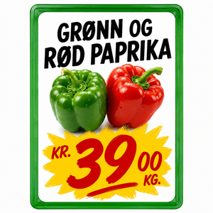Plakatramme A4 grønn