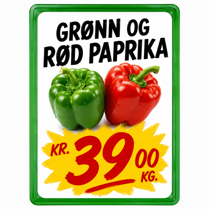 Hovedbilde Plakatramme A4 grønn