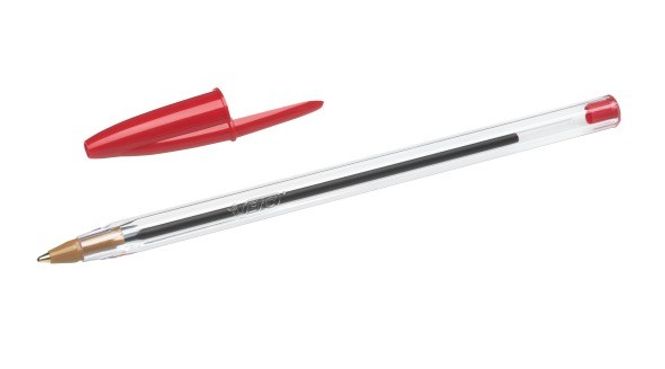 Hovedbilde BIC Cristal Medium Kulepenn rød 50 stk.