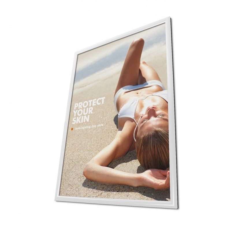 Ramme 50x70cm 25mm hvit