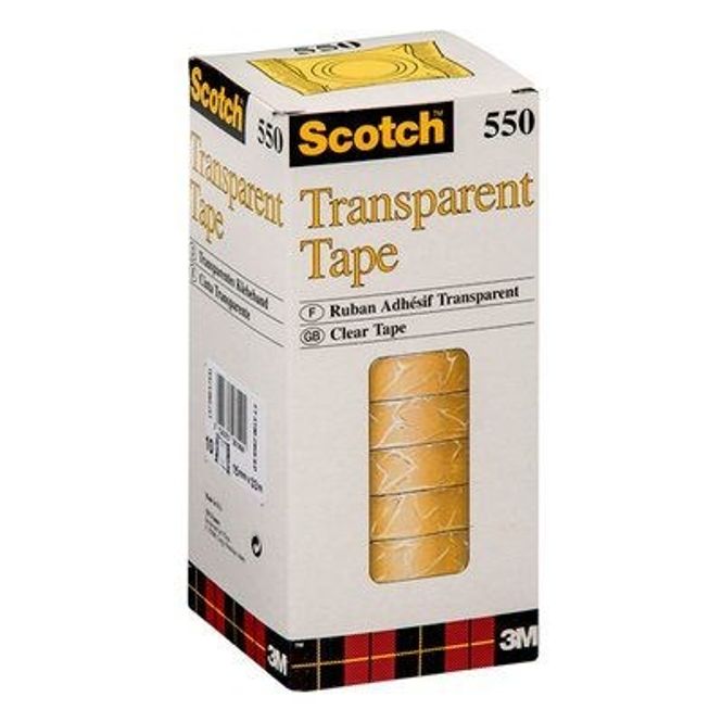 Hovedbilde Tape 15mmx33m transparent 10pk. Scotch