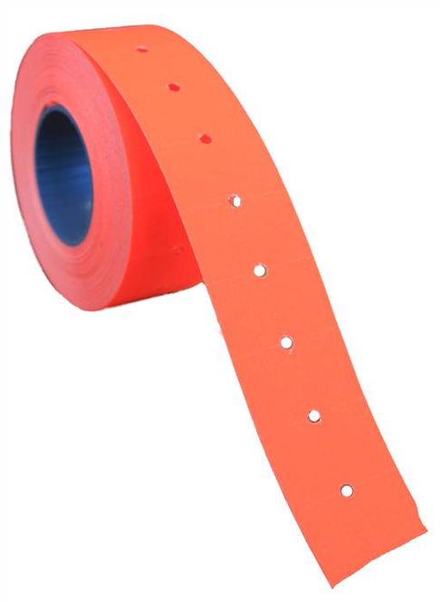 Hovedbilde Motex etikett rød 21x12mm