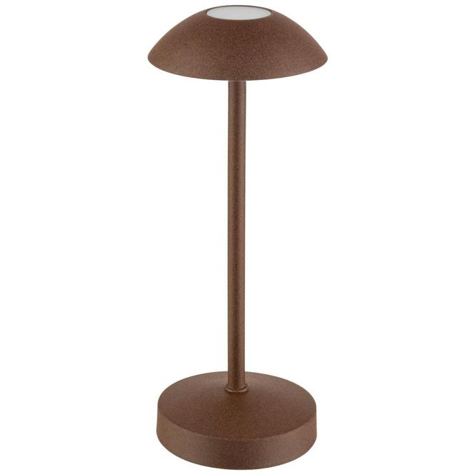 Hovedbilde Oppladbar bordlampe – Rustbrun, 20,5 cm