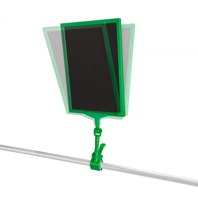 Skiltklemme A3-A6 transparent