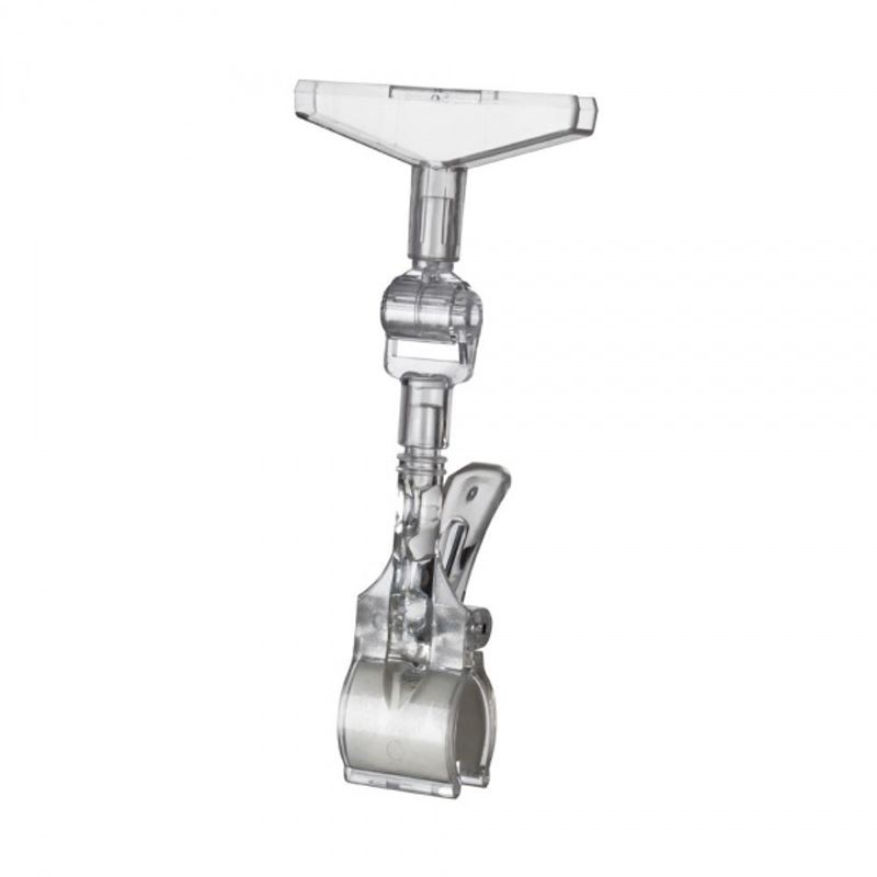 Skiltklemme A3-A6 transparent
