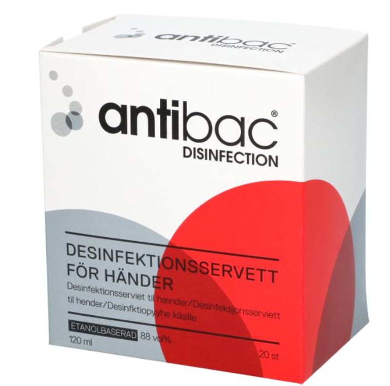Våtserviett Antibac 20 stk.