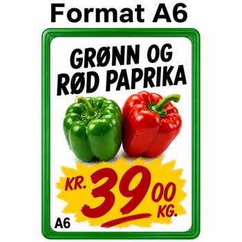 Hovedbilde Plakatramme A6