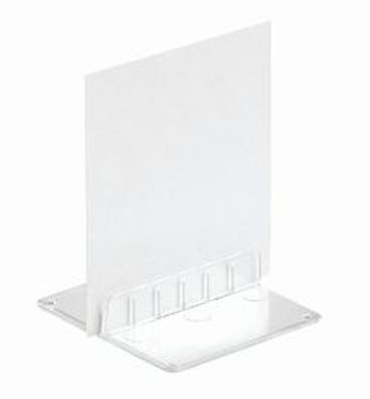 Skiltholder rett transparent