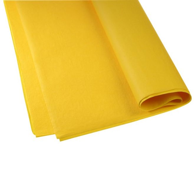 Hovedbilde Silkepapir 480 ark 50x75cm gul