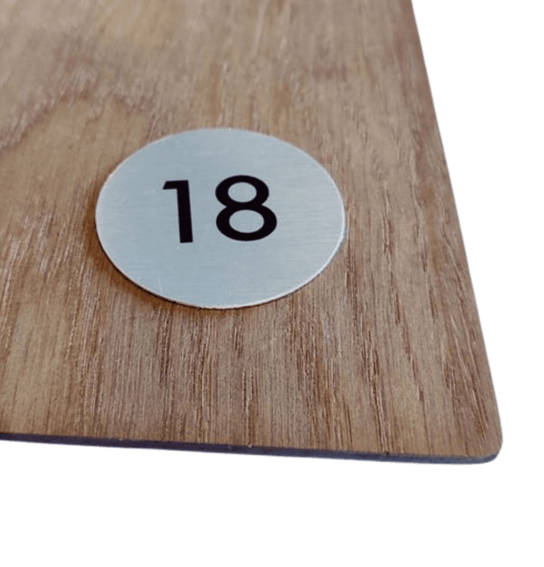 Bordnummer 11-20 Ø=50mm (10pk)