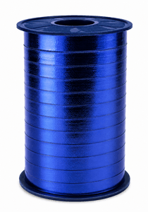 Gavebånd blå metallic 10mm x 250m