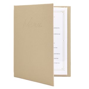 Spisekart A4 signatur sand 10 stk.