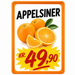 Plakatramme A3 orange