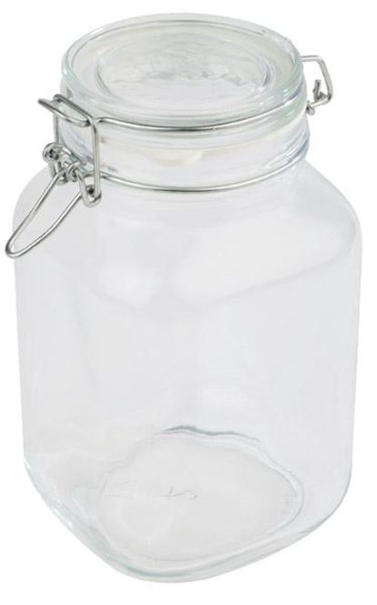 Hovedbilde Glassbeholder med lokk 2 liter lufttett