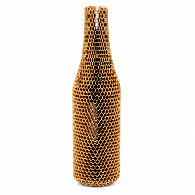 Hovedbilde Flaskebeskytter 35cm honeycomb 300 stk.