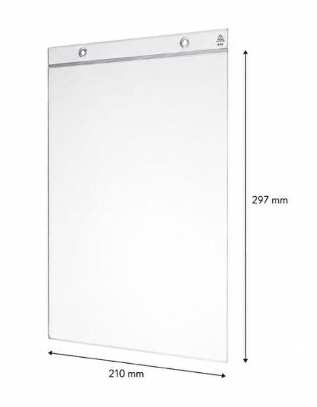 Prislomme med hull A4 10 stk