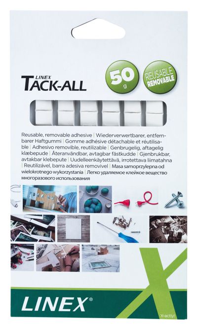 Hovedbilde Heftemasse 90 firkanter 50g Linex Tack-All