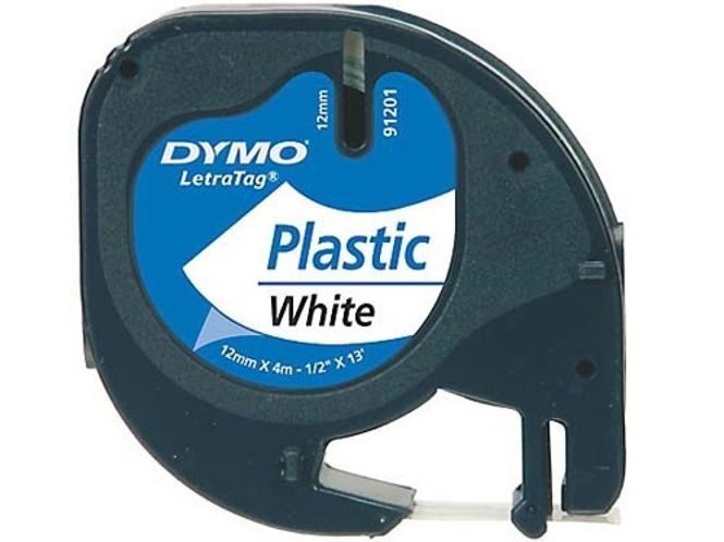 Hovedbilde Tape LetraTag plastic 12mmx4m white