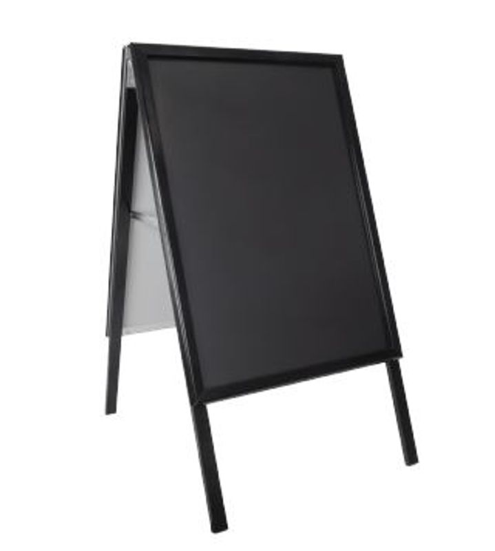 A-bukk aluminium med blackboard