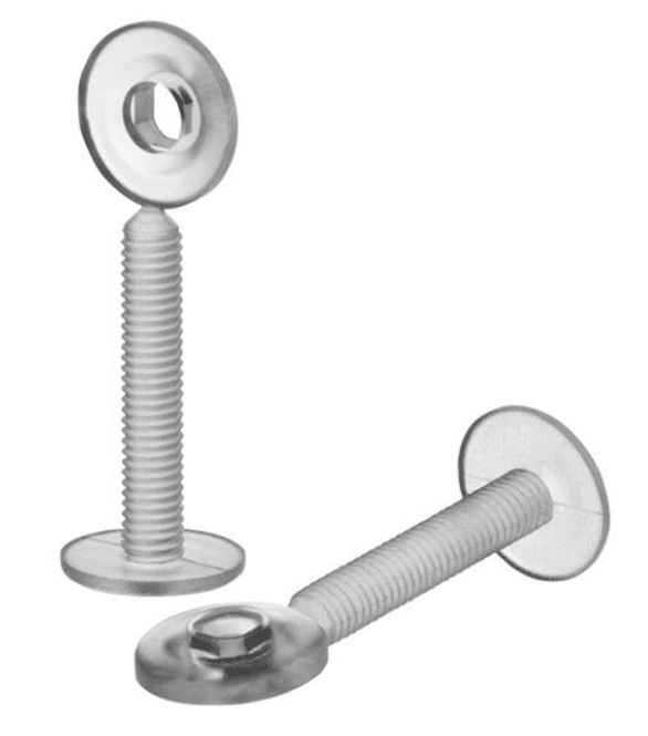 Hovedbilde Skrue Quick grip M6x22mm kunstmateriale 100 stk.