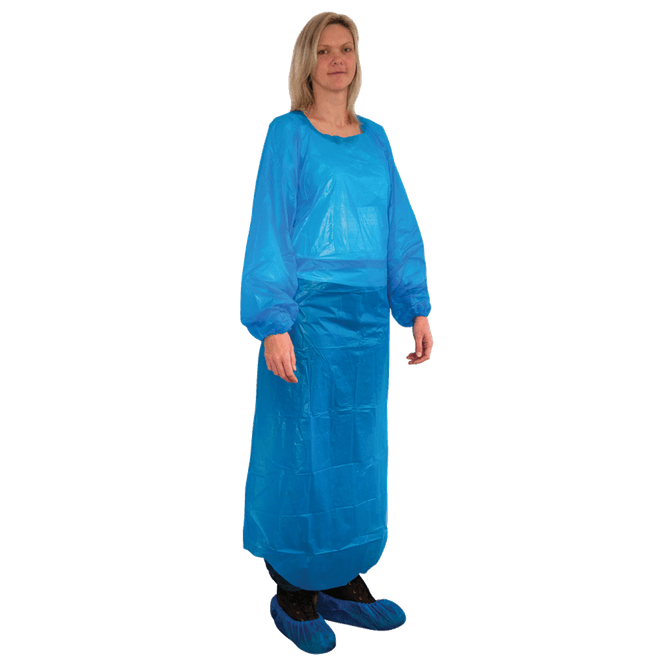 Hovedbilde ENGANGSKITLER CPE-PLAST BLÅ one size 15 stk.