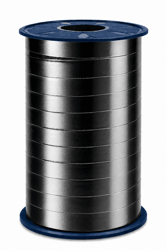 Gavebånd sort metallic 10m x 250m