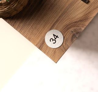Bordnummer 1-10 Ø=50mm (10pk)