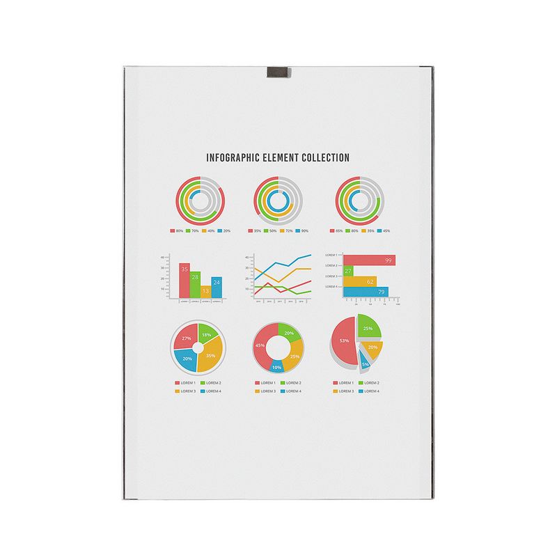 Infoholder magnet A4 akryl 