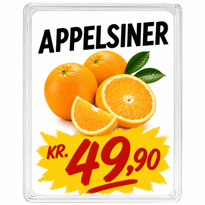 Hovedbilde Plakatramme A4 transparent