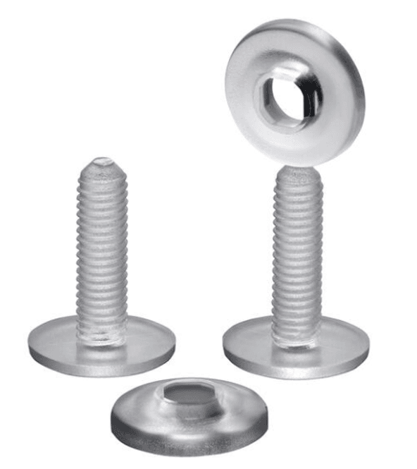 Hovedbilde Skrue Quick grip M6x12mm kunstmateriale 100 stk.