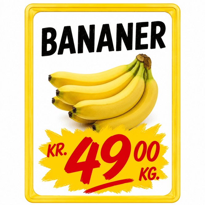Hovedbilde Plakatramme A6 gul