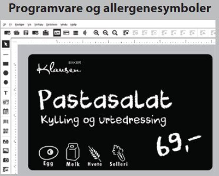 Komplett printerpakke matmerking