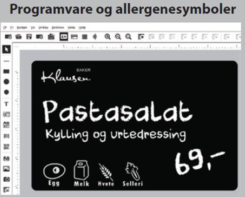 Komplett printerpakke matmerking