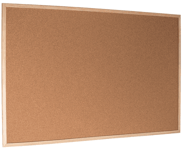 Korktavle 90x60 cm treramme Esselte