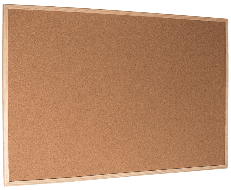 Korktavle 90x60 cm treramme Esselte