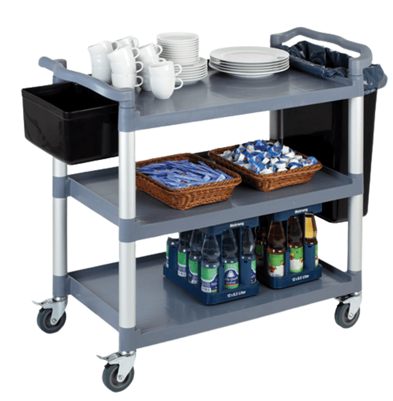 Trillebord med tre hyller