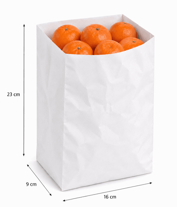 Hovedbilde Papirpose hvit 2 kilo 1000 stk.