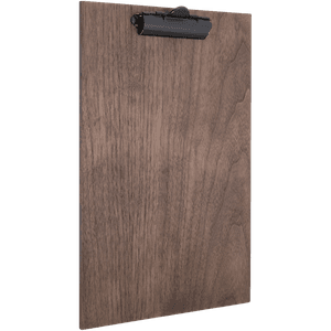 Spisekart Clipboard A4 valnøtt