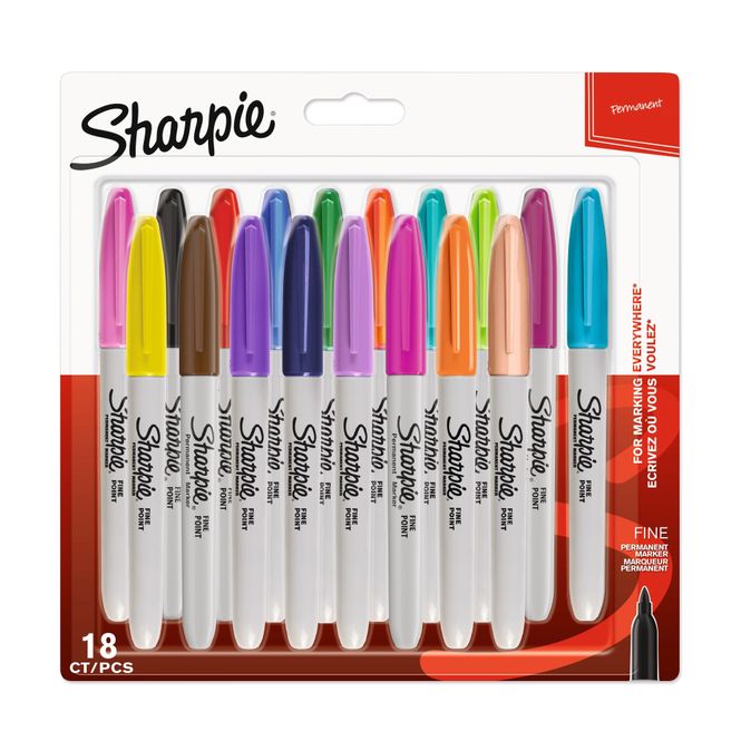 Hovedbilde Tusj 1mm assortert 18 stk. Sharpie