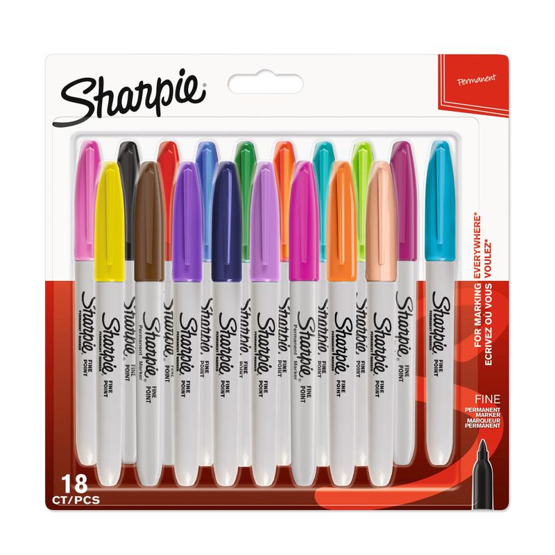 Tusj 1mm assortert 18 stk. Sharpie