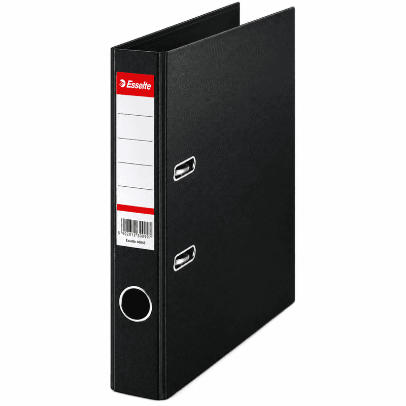 Esselte Ringperm A4 50mm sort  10 pk.