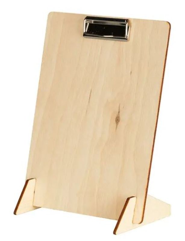Menyholder A6 med klemme