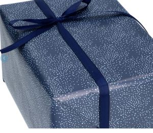 Hovedbilde Gavepapir Sprinkle Blue 38cm x 150m