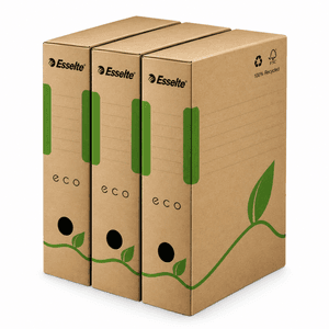 Arkivboks Eco 80mm Esselte 25 stk.