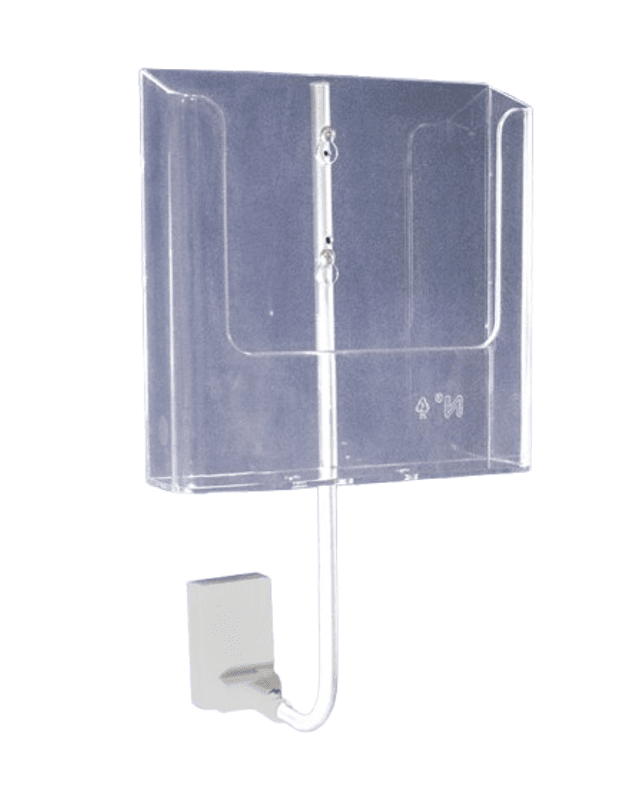 Brosjyreholder A5 med magnetarm