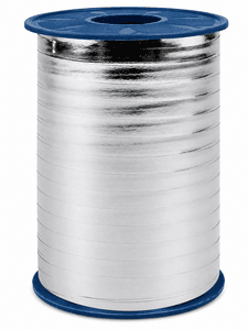 Gavebånd sølv metallic 10mm x 250m