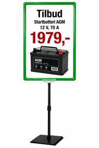 Rammesett A3 grønn