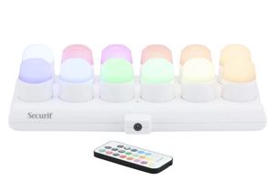 Hovedbilde LED telyssett farger